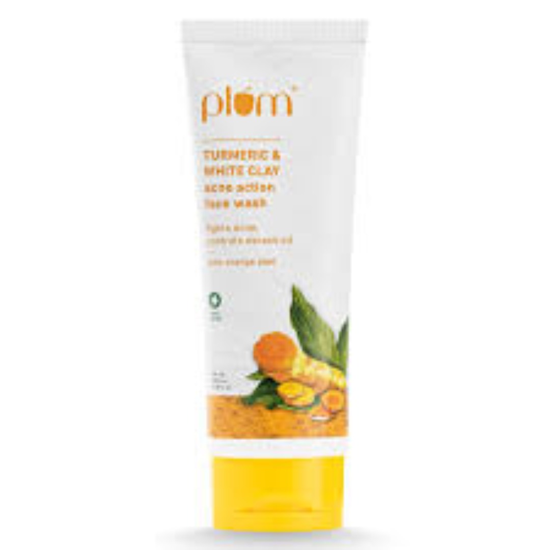 PLUM TURM N WHITE CLAY ACNE ACTION F/WASH 100ML